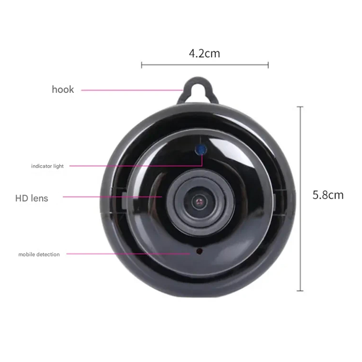 V380 Mini WiFi Security Camera