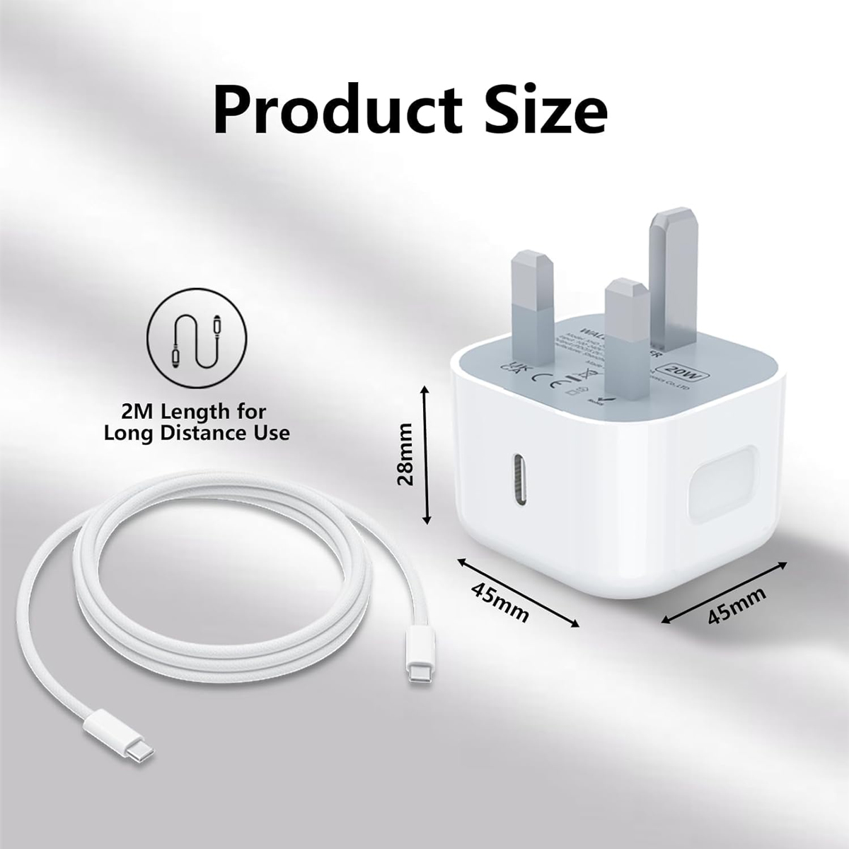 USB-C to USB-C Cable for iPhone 15 & 16