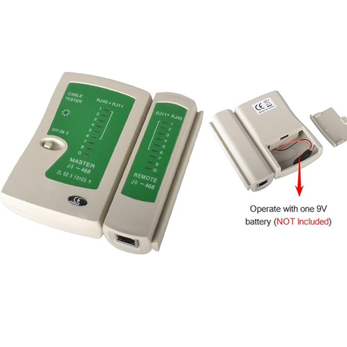 Network Cable Tester – RJ45 RJ11 RJ12 CAT5/6 UTP LAN Cable Tester