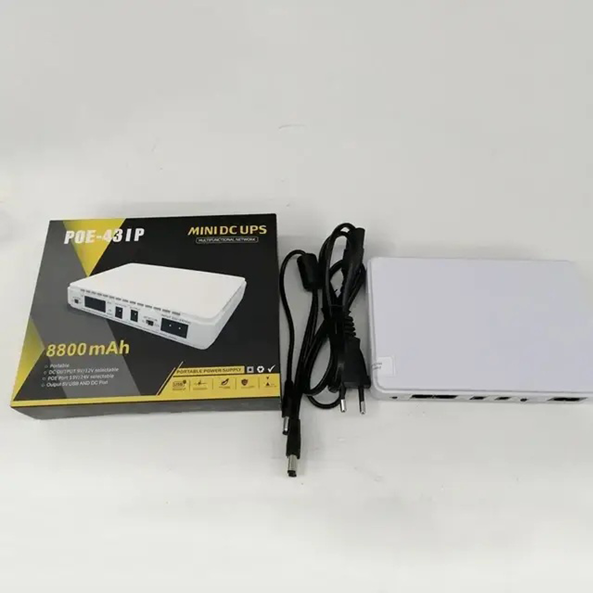 DC Mini UPS Power Bank for WiFi Router and Security Camera