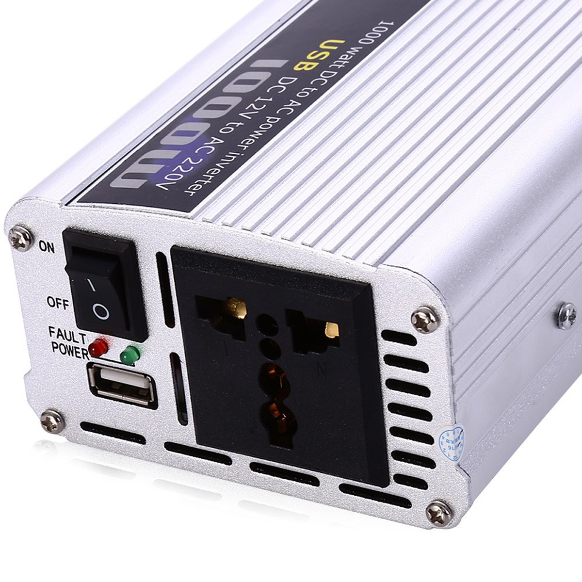 ملید 1000W Power Inverter DC 12V AC 220V Converter Electronic USB Port