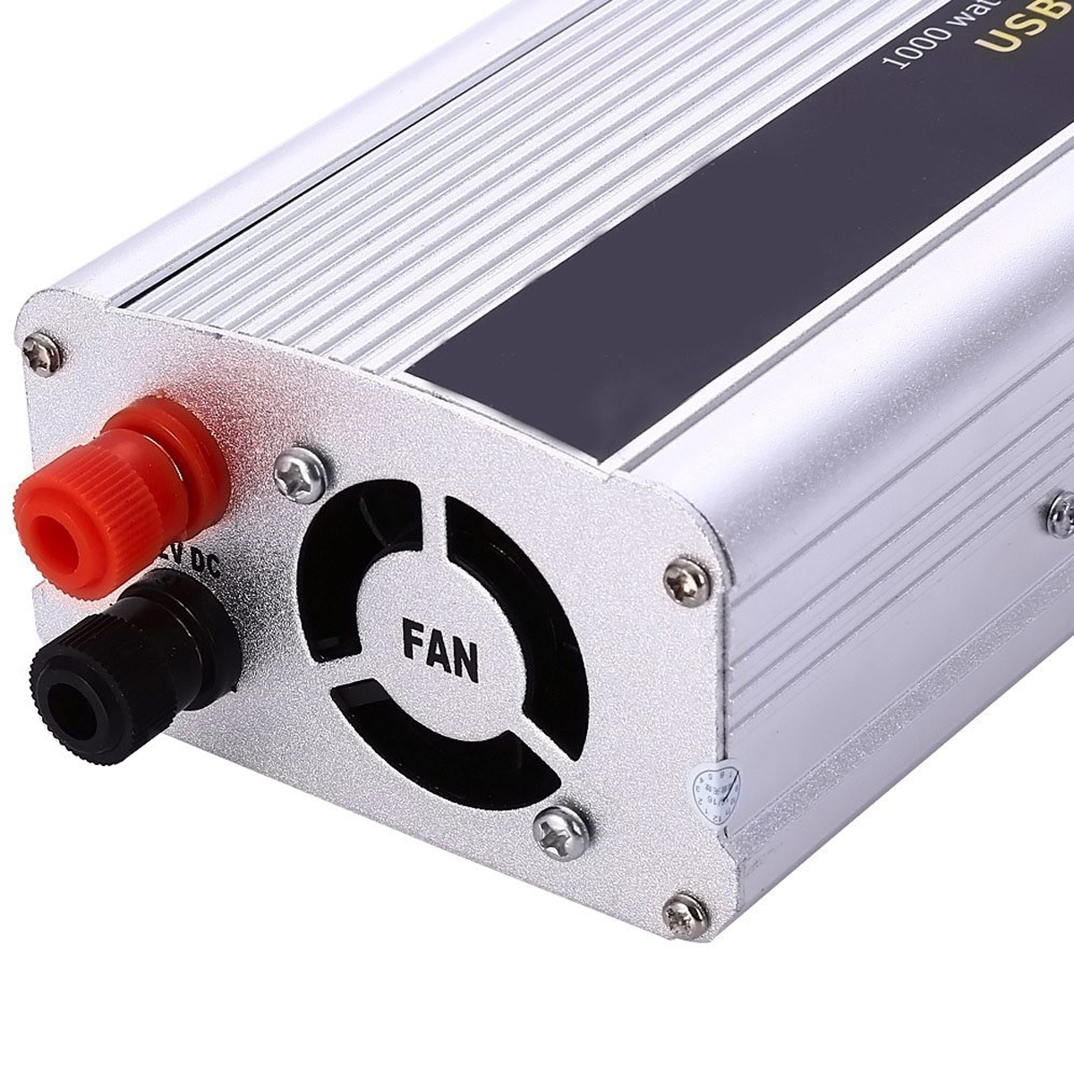 ملید 1000W Power Inverter DC 12V AC 220V Converter Electronic USB Port
