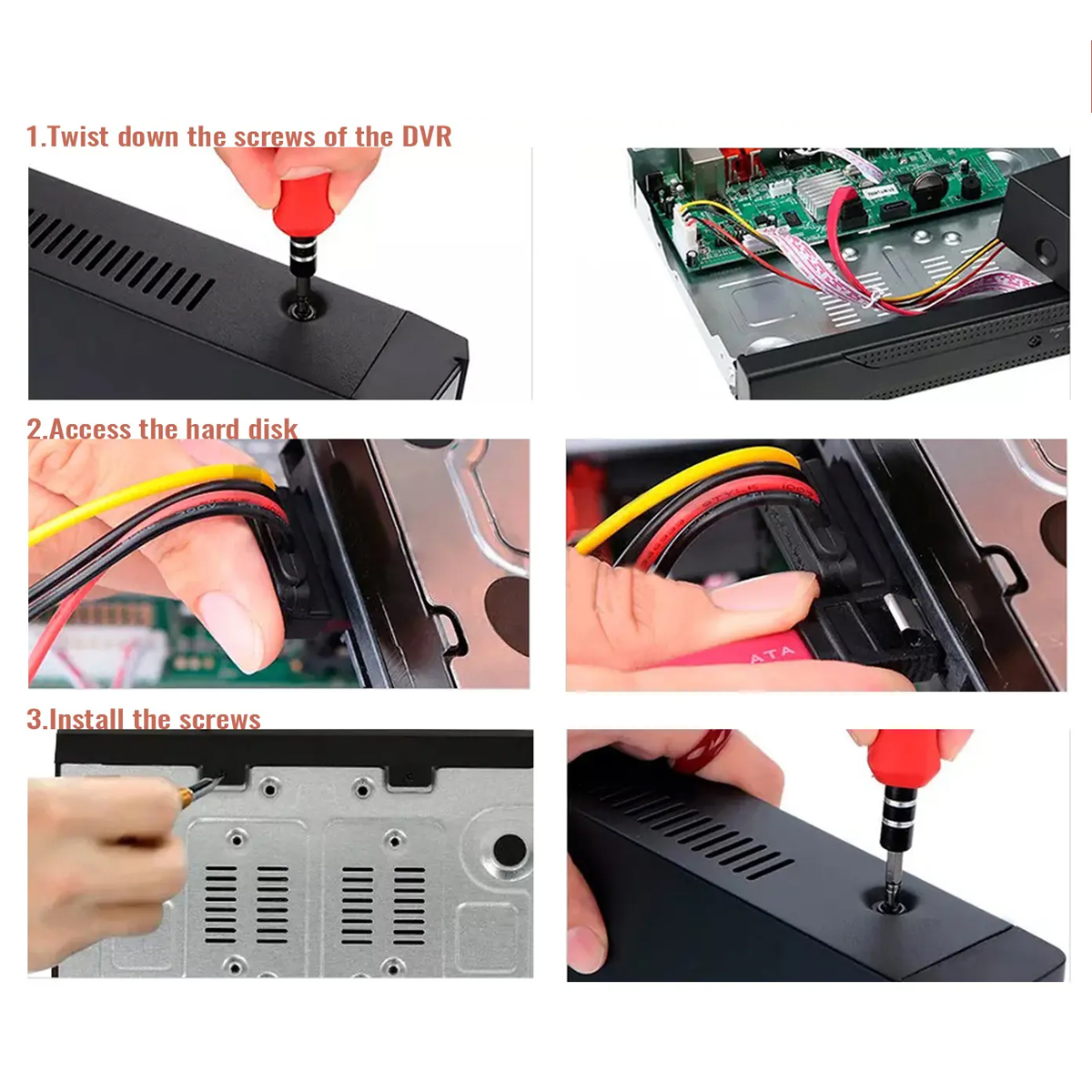 دی وی آر ای اچ دی 4CH/8CH 1080P AHD Video Recorder For Analog Camera DVR