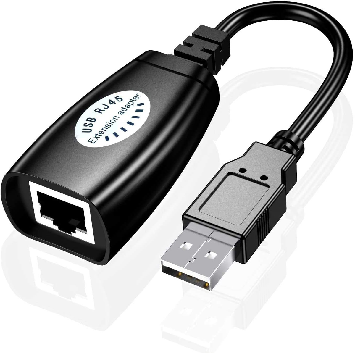 اکستندر یو اس بی کونکتور آر جی 45 (USB RJ45 Extender Cable Connector Adapter)